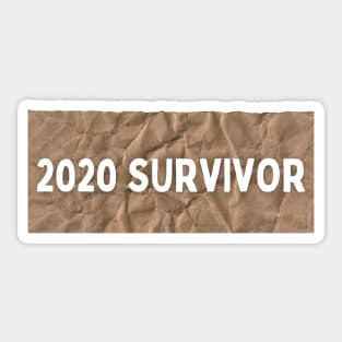 2020 Survivor - New Year Design Sticker